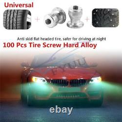 1000 Pcs 11mm Winter Wheel Car Tires Tyre Chain Stud Screw + Air Gun Tool Set