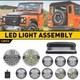 11pcs Led Upgrade Kit Uk For Land Rover Defender 90 110 130 Light Deluxe Clear