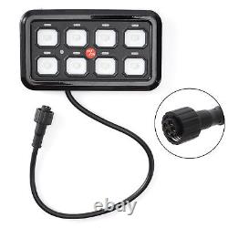 12/24V 8-Gang APP Switch Panel RGB LED Circuit Control System For Car Truck Boat