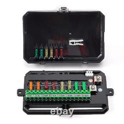 12/24V 8-Gang APP Switch Panel RGB LED Circuit Control System For Car Truck Boat
