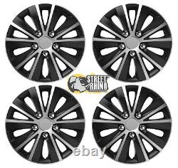 14 Universal Rapide Wheel Cover Hub Caps x4 Ideal For Rover 100