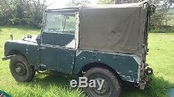 (1949 Rover Green) Land Rover Series One On The Button Same Owner For 46 Years