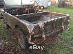 1950 Land Rover Series 1 80 inch Full Grill Model with Narrow Front Springs
