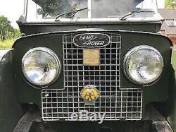 1955 Land Rover Series 1 86 inch. Superb unrestored condition