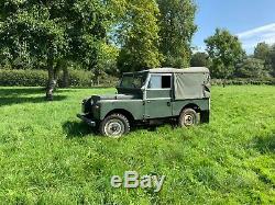 1957 Series 1 Land Rover part restored