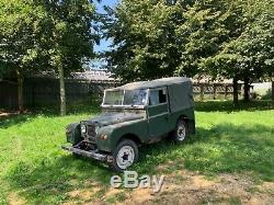 1957 Series 1 Land Rover part restored