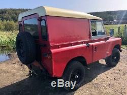 1959 Land Rover Series 2 rebuilt on galvanised chassis, 2.5 petrol + overdrive