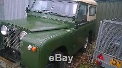 1959 Land Rover series 2 Galvanized Chassis MOT & Tax Exempt