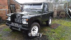 1959 Series 2 swb land rover V8 MOT exempt and Tax exempt