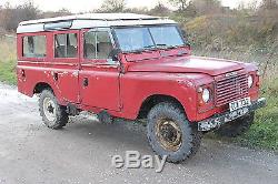 1963 LAND ROVER SERIES 2A 109 STATION WAGON excellent chassis