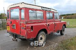 1963 LAND ROVER SERIES 2A 109 STATION WAGON excellent chassis