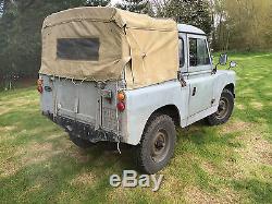 1964 88 Land Rover Series 2a SWB petrol GALVANISED chassis & bulkhead