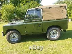 1965 Land Rover Series 2 SWB 88 2.25L Diesel Tax & MoT Exempt Galvanised Chassis