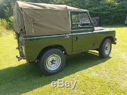 1965 Land Rover Series 2 SWB 88 2.25L Diesel Tax & MoT Exempt Galvanised Chassis