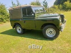 1965 Land Rover Series 2 SWB 88 2.25L Diesel Tax & MoT Exempt Galvanised Chassis