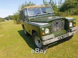 1965 Land Rover Series 2 SWB 88 2.25L Diesel Tax & MoT Exempt Galvanised Chassis