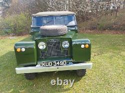 1966 Land Rover Series 2a SWB 88 2.25 Petrol Tax & MOT Exempt New Paint New Roof