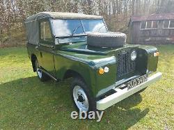 1966 Land Rover Series 2a SWB 88 2.25 Petrol Tax & MOT Exempt New Paint New Roof