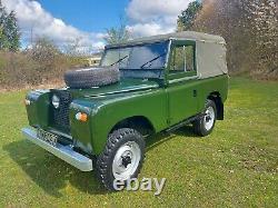 1966 Land Rover Series 2a SWB 88 2.25 Petrol Tax & MOT Exempt New Paint New Roof