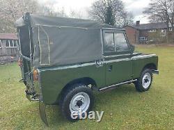 1966 Land Rover Series 2a SWB 88 2.25 Petrol Tax & MOT Exempt New Paint New Roof