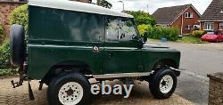1968 Series Land Rover. Historic vehicle with Series III Galvanised Chassis