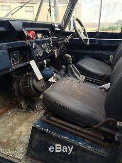 1970 LAND ROVER BLUE series 2a 200 tdi engine gearbox and disc axles for restro