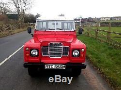 1971 Land Rover Series 3 2.25 Station Wagon In Red With Genuine Low Miles