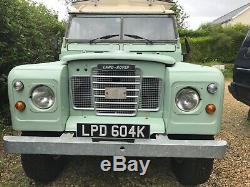 1971 Land Rover series 3 109 Carawagon 4 berth camper