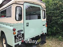 1971 Land Rover series 3 109 Carawagon 4 berth camper