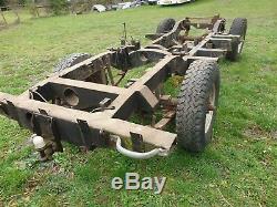 1972 Land Rover Series 2 3 109 Rolling LWB Chassis with ID Good Solid & axles