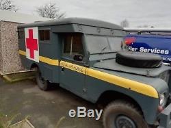 1972 Land-Rover-Series-2a-Marshall-Ambulance-RAF-Military Vehicle