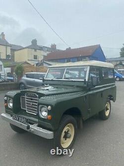 1972 Landrover 88 Series 3 Petrol Taxed As Historic Vehicle