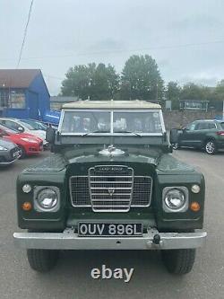 1972 Landrover 88 Series 3 Petrol Taxed As Historic Vehicle