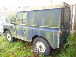 1974 Land Rover 88 Series 3 4 Cyl Blue Barn Find Just 3 Owners From New