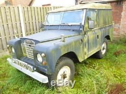 1974 Land Rover 88 Series 3 4 Cyl Blue Barn Find Just 3 Owners From New