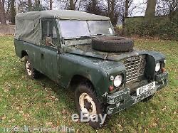 1975 LAND ROVER SERIES III 109in EX-MILITARY SOFT TOP+DRIVES SUPERBLY+MOT 08/17