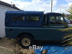 1977 LAND ROVER SERIES 3 109 6 CYLINDER BLUE/GREY 2.6 pick up