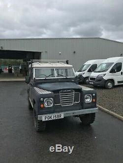 1977 LAND ROVER SERIES 3 DIESEL -GALVINISED CHASSIS c/w Overdrive & new starter