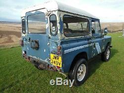 1979 land rover series 3 diesel with overdrive for restoration