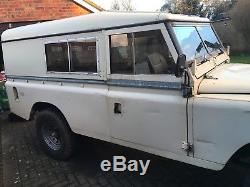 1981 Land Rover Series 3 109 on steel modulars with brand new mud terrain tyres