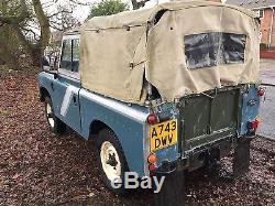 1984 Land Rover Series 3 Canvas 88 2.25 Petrol 4 Cyl Blue Classic