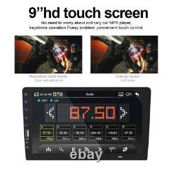 1Din 9in Car Radio Bluetooth MP5 Player USB FM With Dynamic Track Rearview Camera