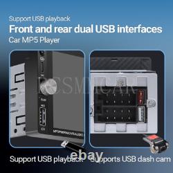 1Din For Apple Carplay Android Auto Car Radio Stereo MP5 Player Bluetooth Camera