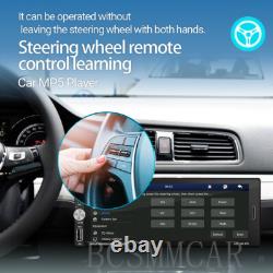 1Din For Apple Carplay Android Auto Car Radio Stereo MP5 Player Bluetooth Camera
