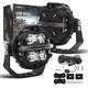 2x 160w Led Driving Pod Lights For Off Road 4x4 Suv Marine White Amber Drl Ip68