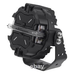 2X 160W LED Driving Pod Lights For Off Road 4X4 SUV Marine White Amber DRL IP68