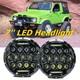 2x 7'' 300w Round Led Headlight Hi-lo Beam Lights Bulb For Jeep Wrangler Jk Tj