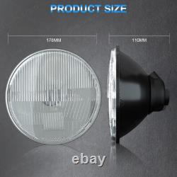 2X 7inch LED Headlamp Hi-Lo E9 for Mazda MX5 Mk1 Headlights Bulbs Lamp