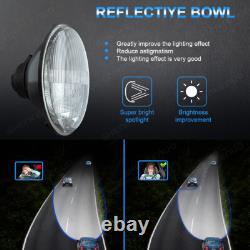 2X 7inch LED Headlamp Hi-Lo E9 for Mazda MX5 Mk1 Headlights Bulbs Lamp