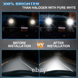 2X 7inch LED Headlamp Hi-Lo E9 for Mazda MX5 Mk1 Headlights Bulbs Lamp